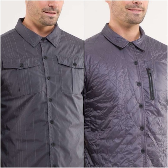 New! LULULEMON • 180 Reversible Shirt Jack in Dark Slate - Picture 3 of 15